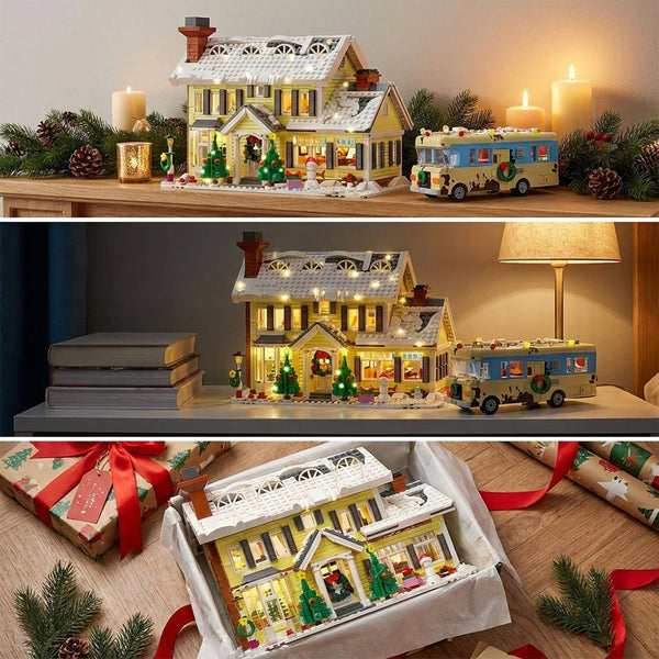 Sakerplus® Christmas Village House RV Building Set