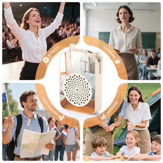 Sakerplus Voice Amplifier Wireless with Lapel Microphone