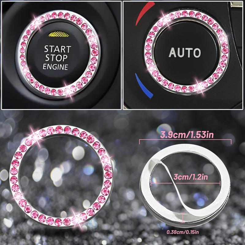 Sakerplus® 27-Piece Bling Car Accessories Set