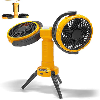 Saker Double-Headed Foldable Outdoor Fan