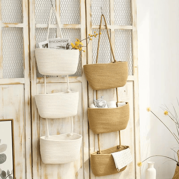 Sakerplus® Decorative 3-Tier Hanging Organizer Bag