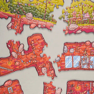 Sakerplus® Edgepiece Puzzle summer day on the river