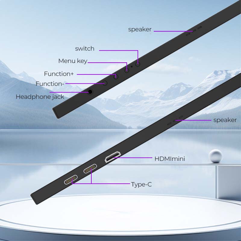 Sakerplus Portable Monitor
