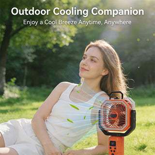 Sakerplus® Camping Fan Portable Adjustable Height Stand