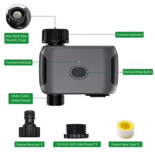Sakerplus® Smart WiFi Garden Water Timer