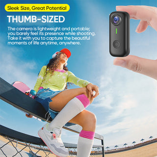 Sakerplus® Magnetic Waterproof Sport Action Camera