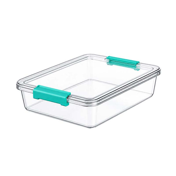 Sakerplus® Transparent Stackable Storage Box with Lid