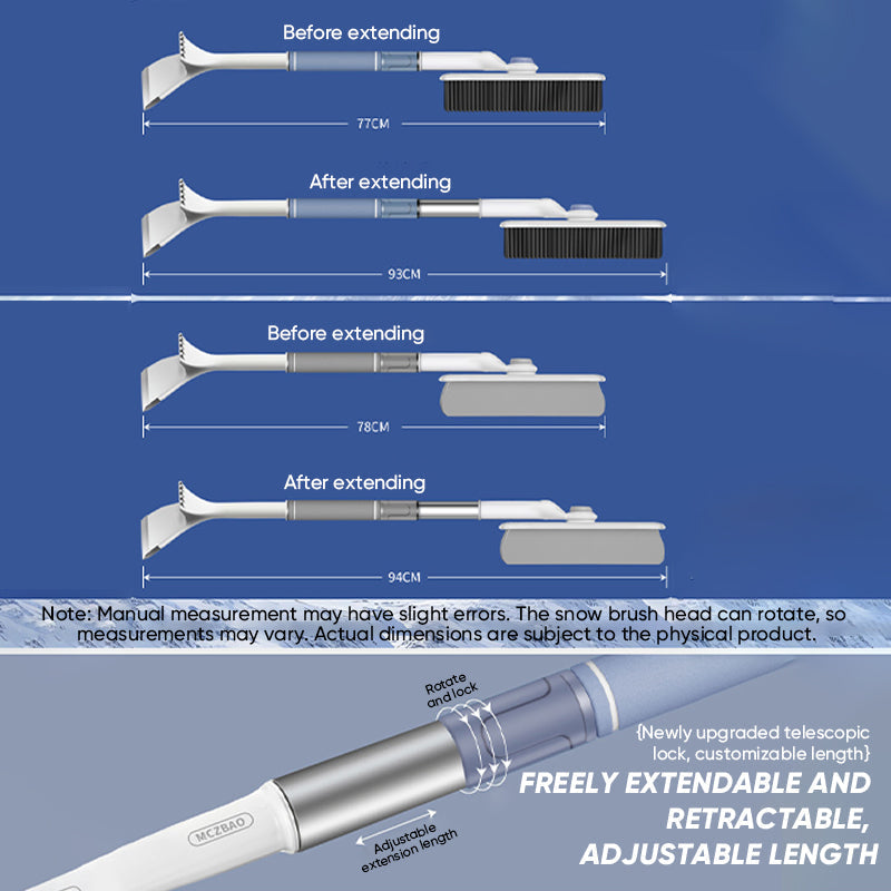 Sakerplus® 2-in-1 Snow Brush and Ice Scraper
