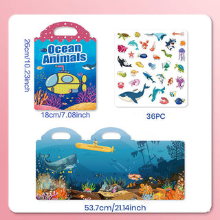 Sakerplus® Reusable Sticker Books For Toddlers