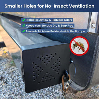 Sakerplus Aluminum RV Bumper End Cap Set