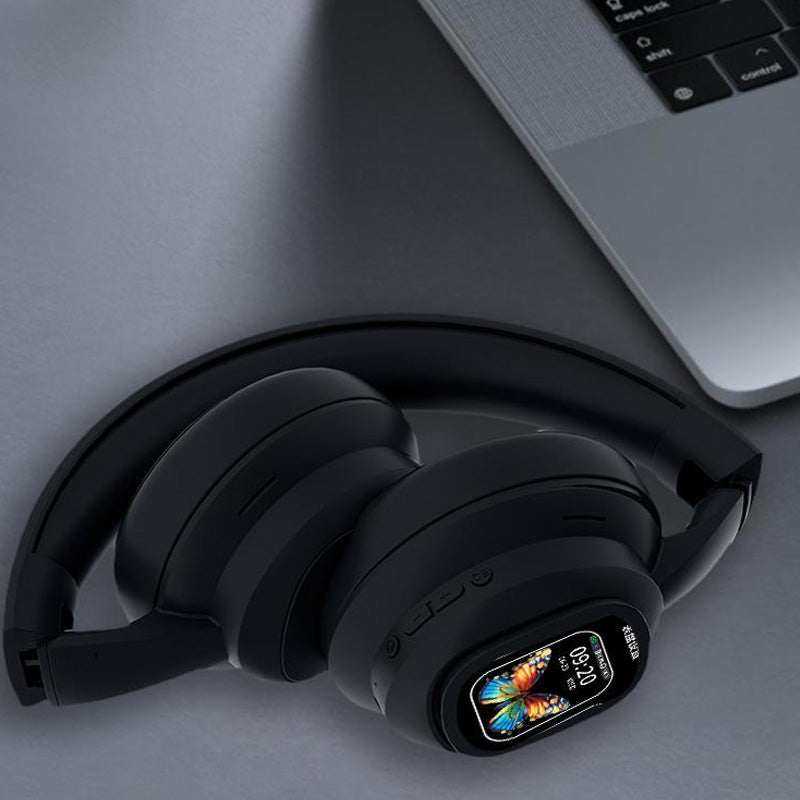 Sakerplus Hybrid ANC Wireless Headphones with MP3