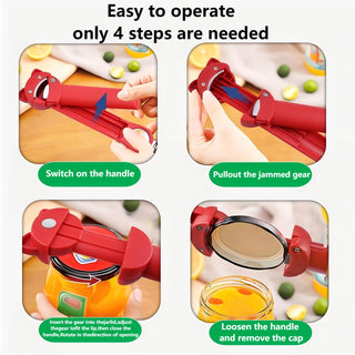 Sakerplus Retractable Magnetic Jar Opener
