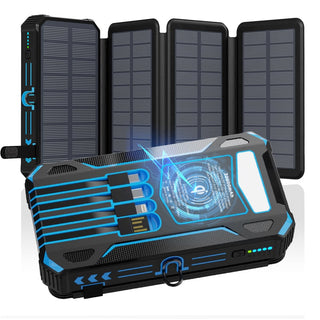 Sakerplus® Wireless Portable 30000 Solar Charger Power Bank