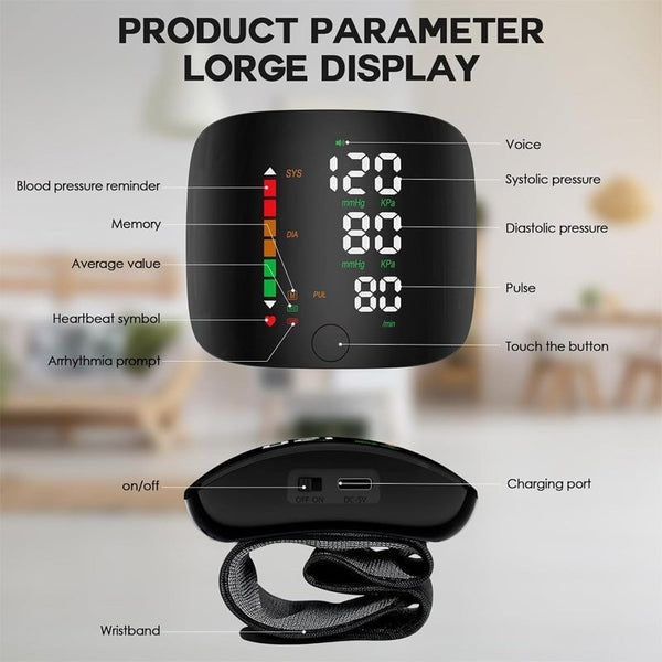 Sakerplus® Wrist Blood Pressure Monitor