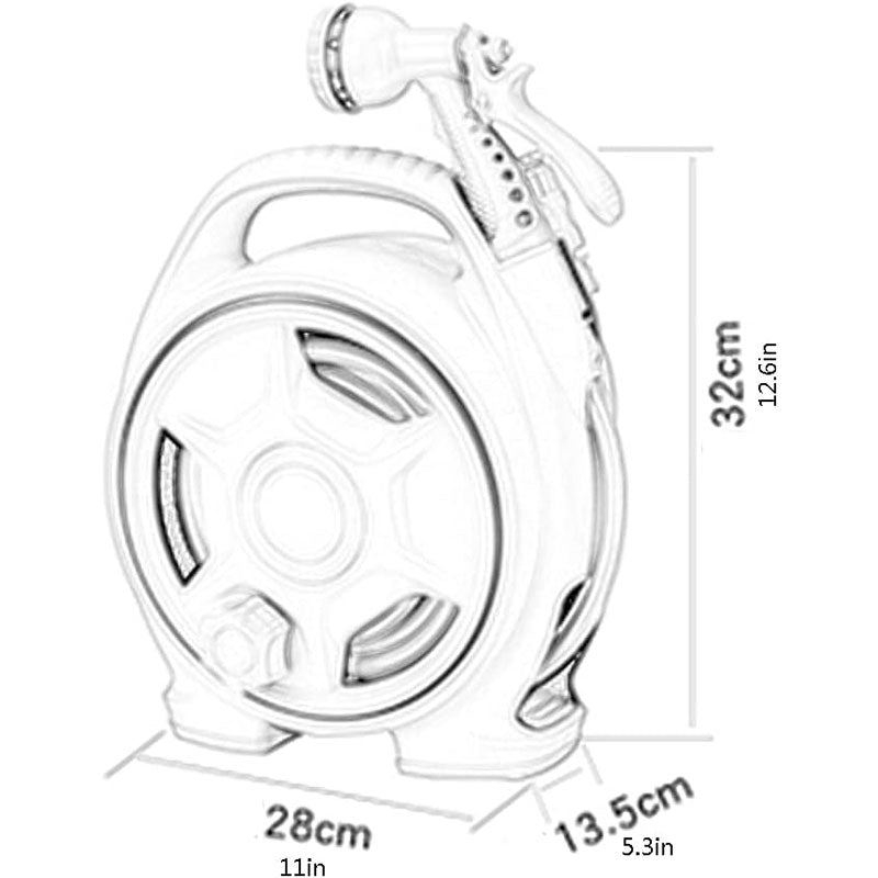 Sakerplus Retractable garden hose reel
