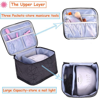 Sakerplus® Portable Nail Polish Organizer Case