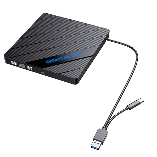 Sakerplus® 8-In-1 Portable External DVD Drive