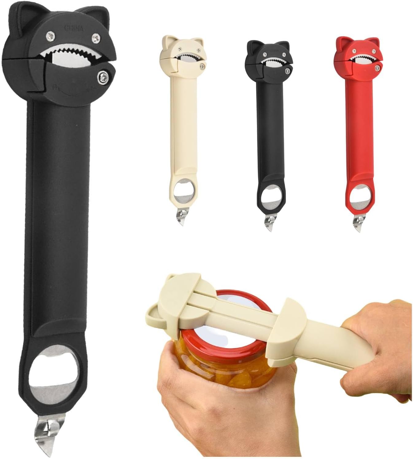Sakerplus Retractable Magnetic Jar Opener