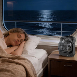 Sakerplus® Cruise Approved Magnetic Travel Fan