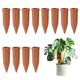 Sakerplus® Self-Watering Terracotta Plant Spikes Pack