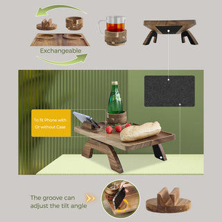 Saker 4-in-1 Couch Arm Table