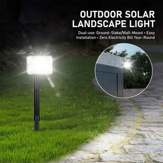 Sakerplus® Solar LED Landscape Spotlights Set