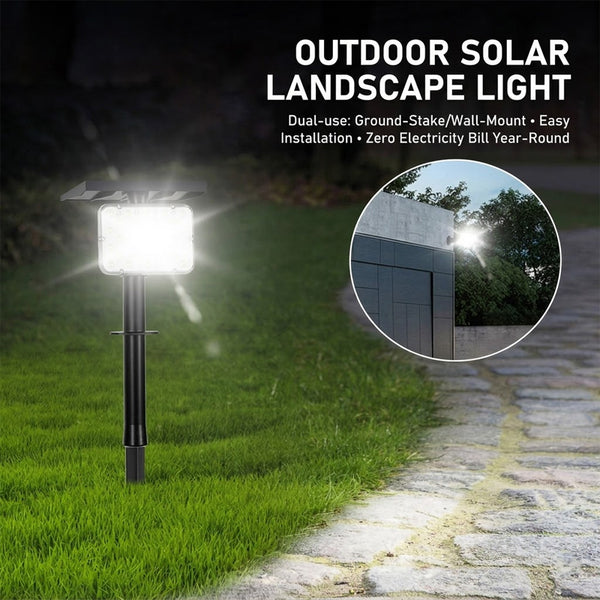 Sakerplus® Solar LED Landscape Spotlights Set