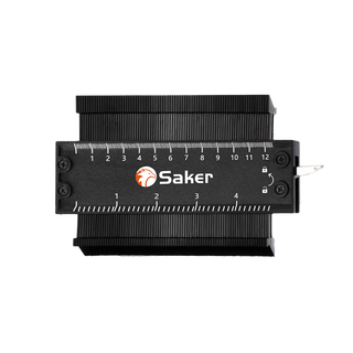 Saker® Contour Gauge Profile Tool With Lock (Black)