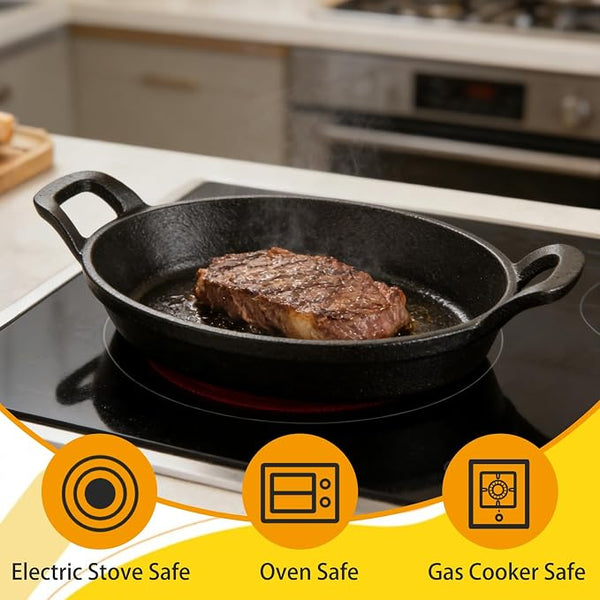 Sakerplus® Small Cast Iron Skillet Set