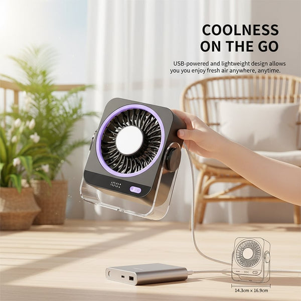 Sakerplus® Aless™  New Semiconductor Cooling Desktop Fan