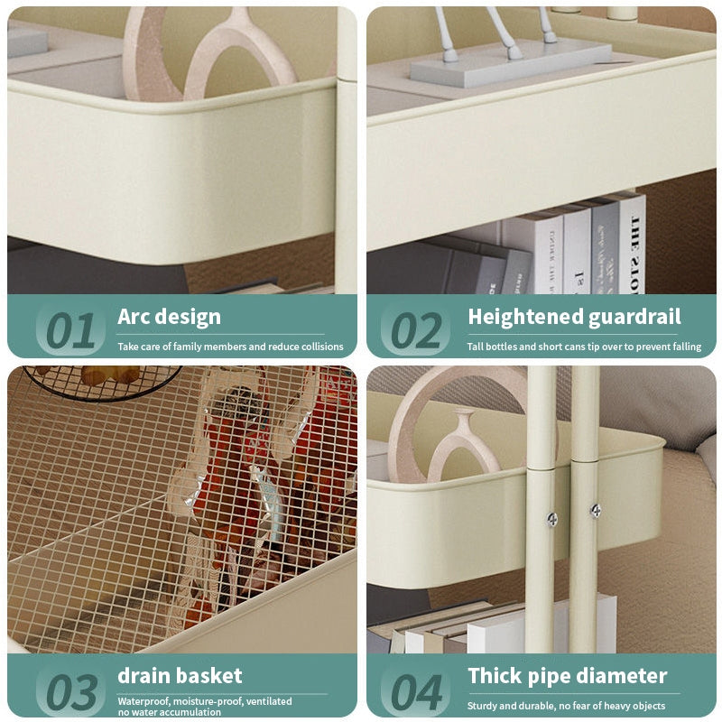 Sakerplus Mobile Office Storage Cart