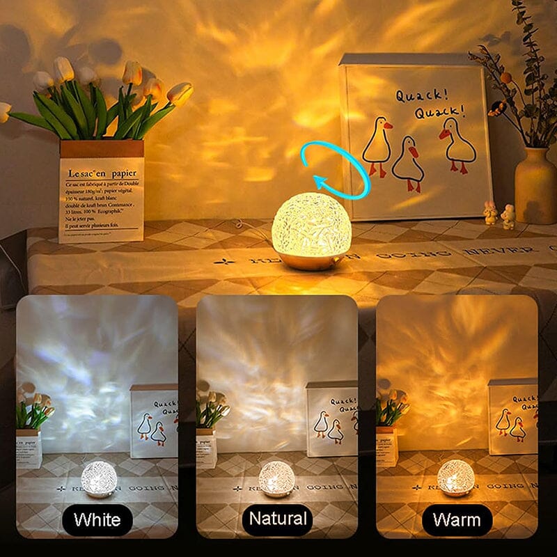 SAKER® Water Wave Dynamic Projection Atmosphere Lamp