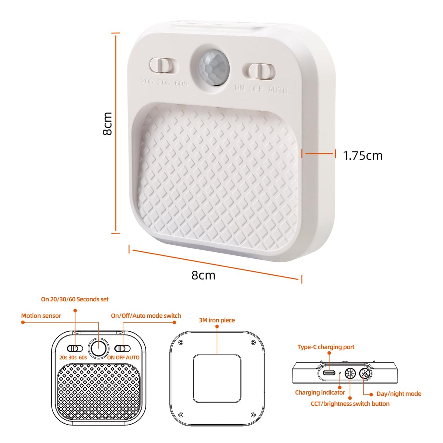 Sakerplus® Indoor Motion Sensor Stair Light