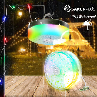 Sakerplus Rechargeable Outdoor Camping String Lights