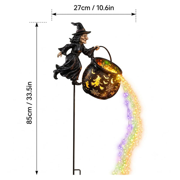 Sakerplus® Halloween Witch Cauldron Garden Light