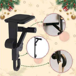 Sakerplus Adjustable Fireplace Garland And Stocking Hanger