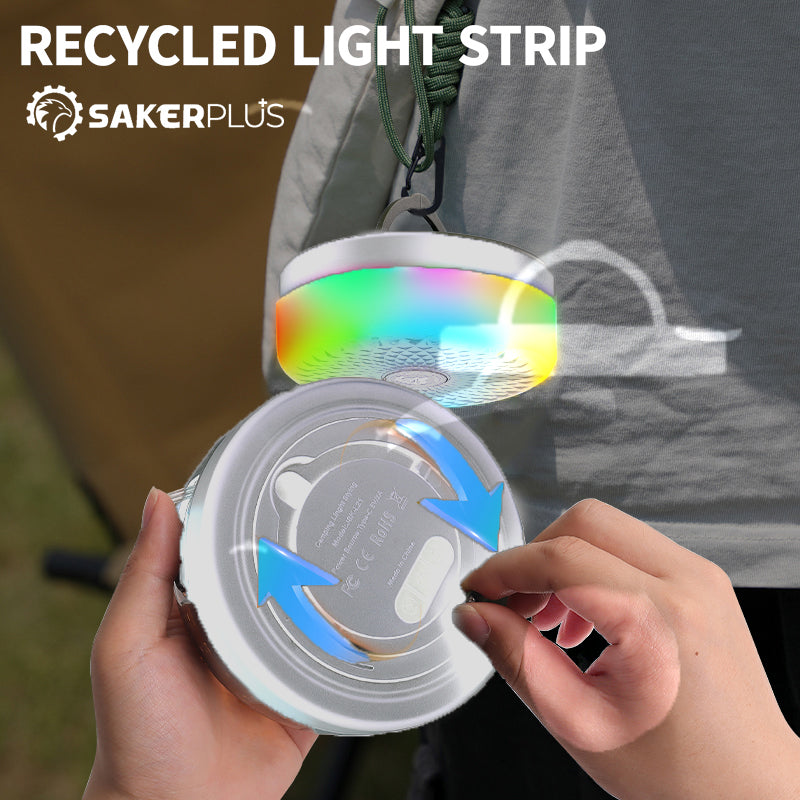 Sakerplus Rechargeable Outdoor Camping String Lights
