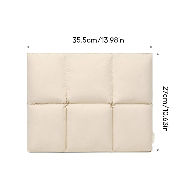 Sakerplus Quilted Puffy Laptop Sleeve Case
