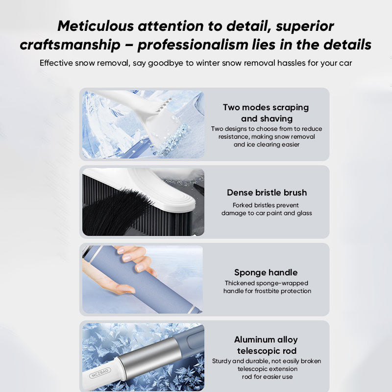 Sakerplus® 2-in-1 Snow Brush and Ice Scraper