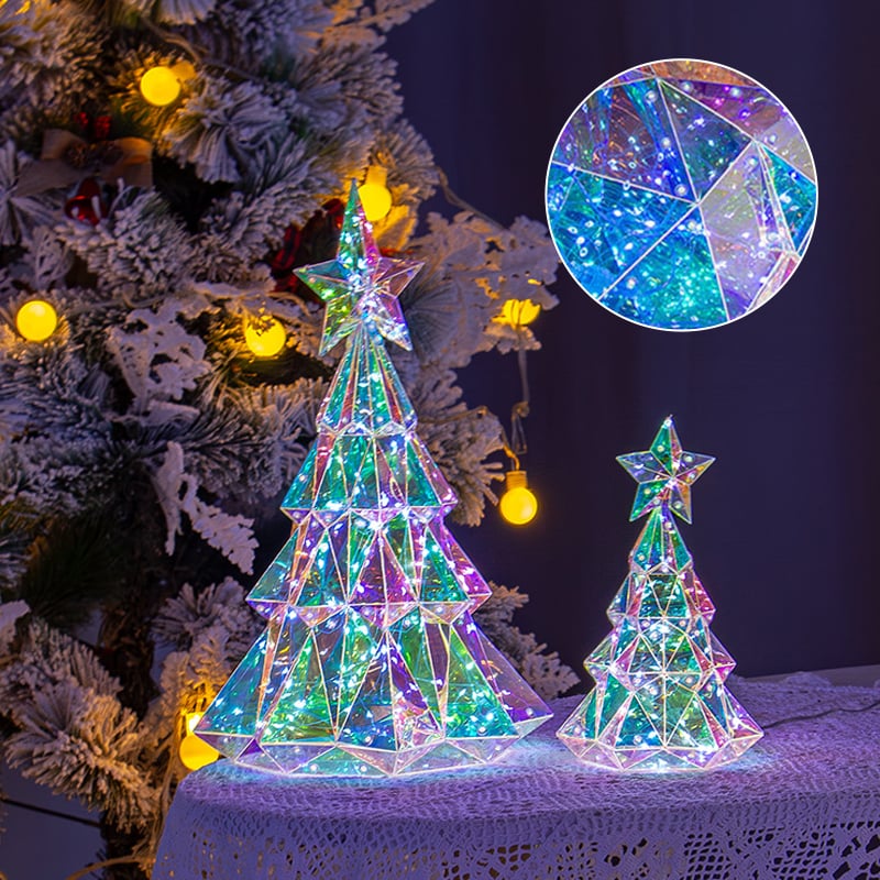 Sakerplus Lighted Prism Christmas Tree Decor