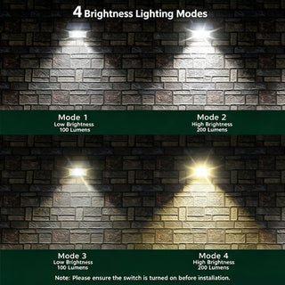 Sakerplus® Solar LED Landscape Spotlights Set