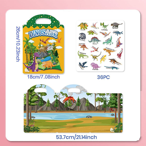Sakerplus® Reusable Sticker Books For Toddlers