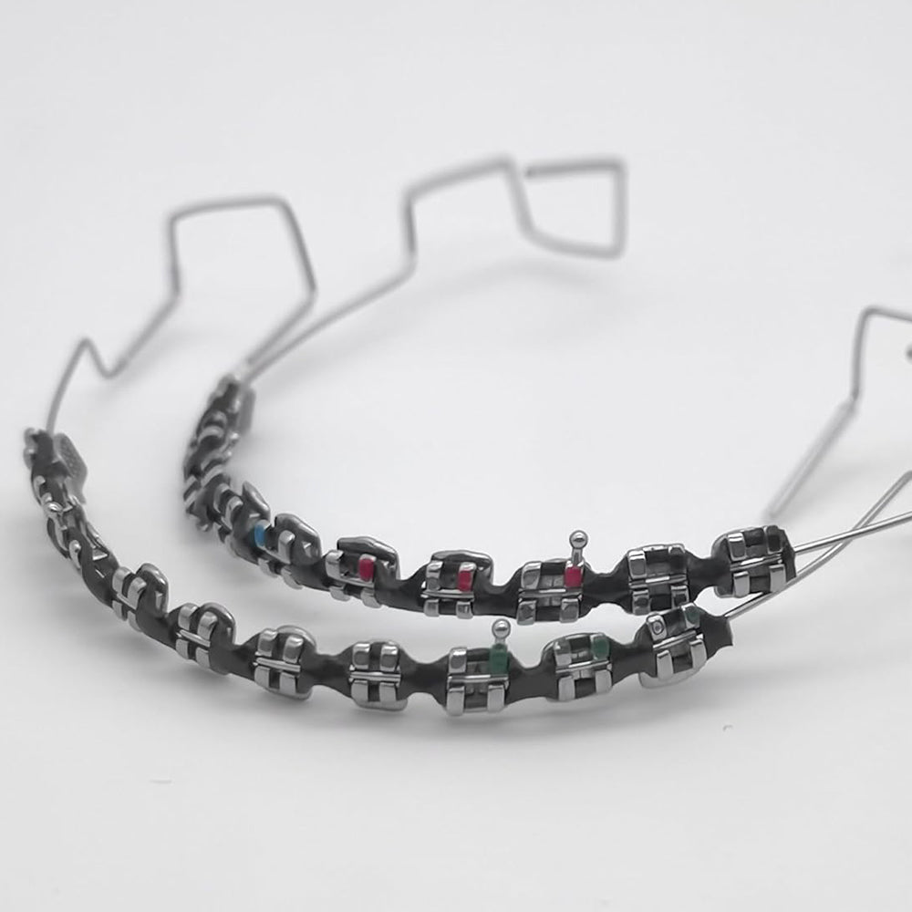 Sakerplus One-Step Fake Braces with Power Chain