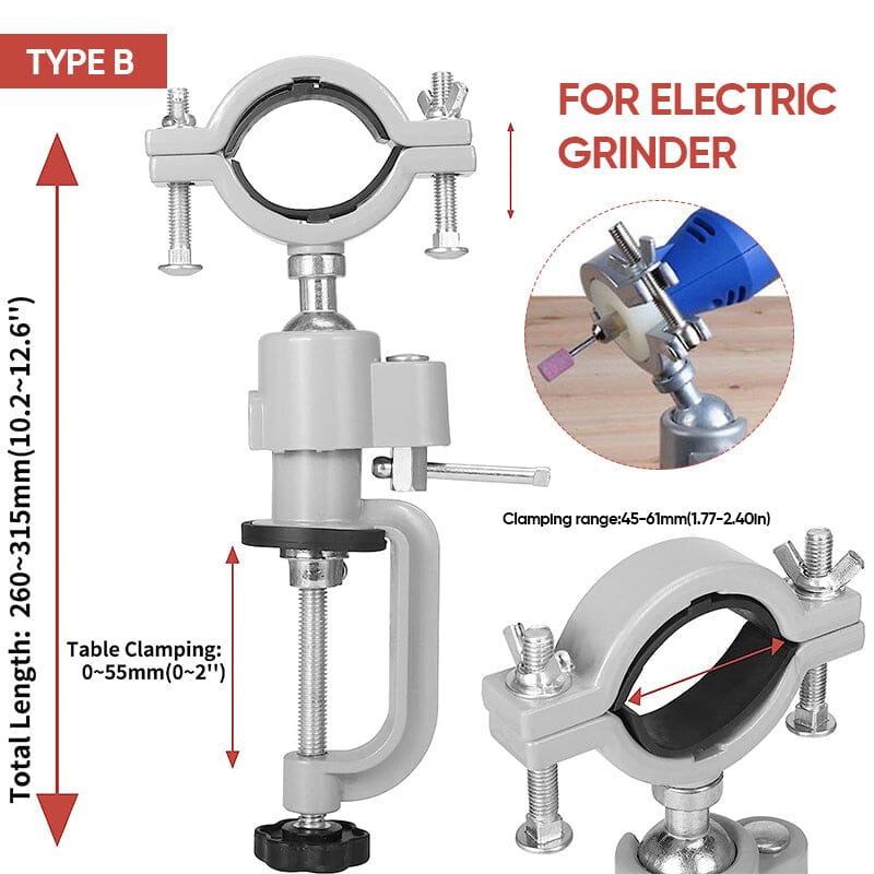 SAKER® Bench Clamp Vises Grinder Holder