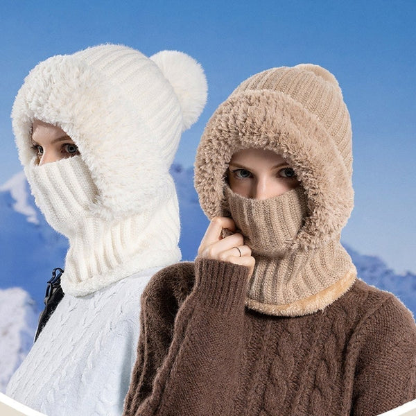 Sakerplus® Full Face Knit Hood Hat