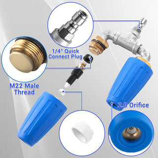 SAKER Dual Turbo Nozzle Pressure Washer