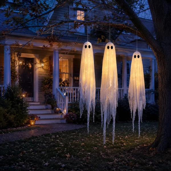 Sakerplus® Oversized Pre-Assembled Hanging Ghost Decorations