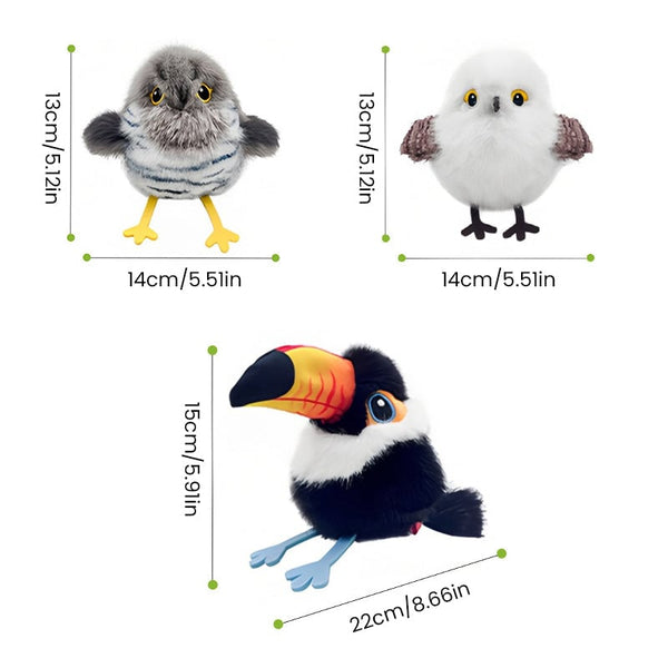 Sakerplus® Motion Activated Flapping Bird Toy