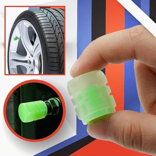 Sakerplus® Universal Fluorescent Tire Valve Caps (4 PCS/Set)