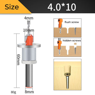 SAKER® Countersink Set with Adjustable Drill Bit